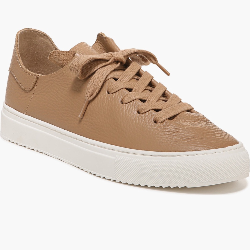 Sam Edelman Poppy Tan Leather Sneakers